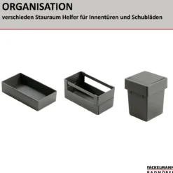 Box 22,2x5x12,9 cm, Kunststoff, Anthrazit