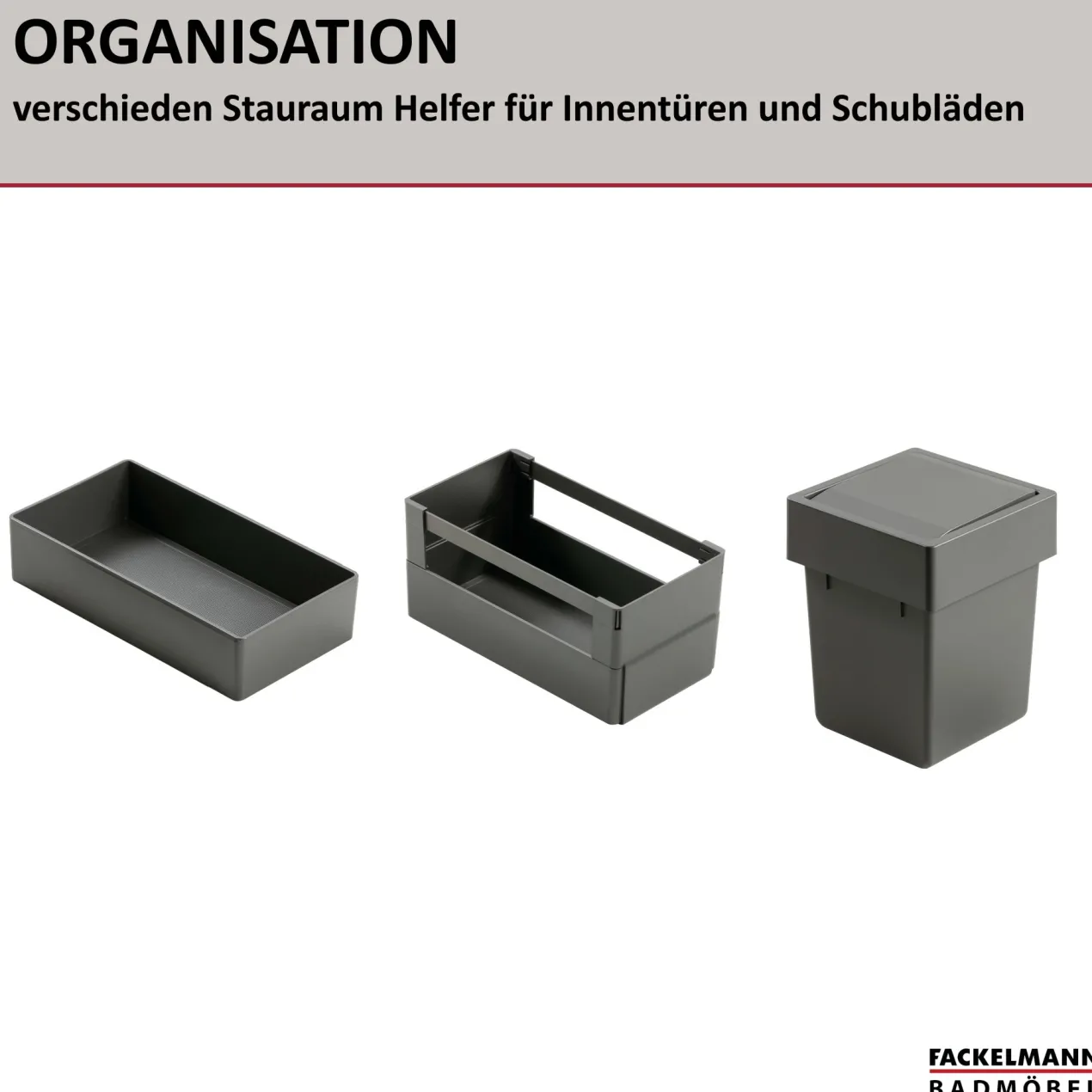 Box 22,2x5x12,9 cm, Kunststoff, Anthrazit