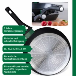 Bratpfanne Hamburg, keramische Antihaft-Beschichtung, Ø28cm