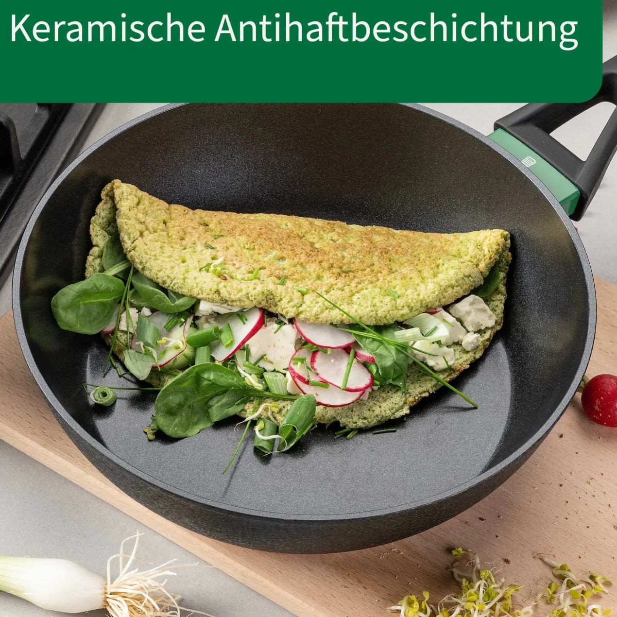 Bratpfanne Hamburg, keramische Antihaft-Beschichtung, Ø28cm