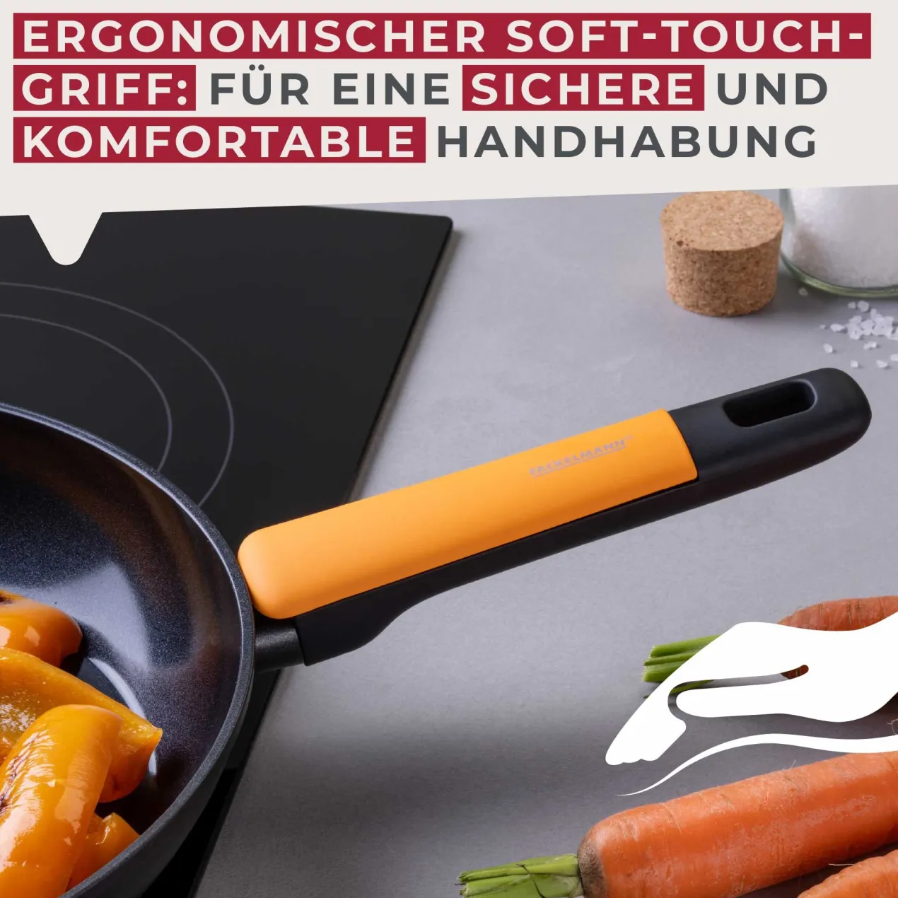 Bratpfannen-Set "Soft Collection", Keramik, antihaft, Ø24+28cm, 2-tlg.