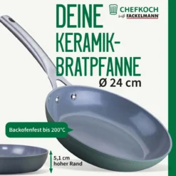 Bratpfanne Stuttgart, keramische Antihaft-Beschichtung, Ø24cm