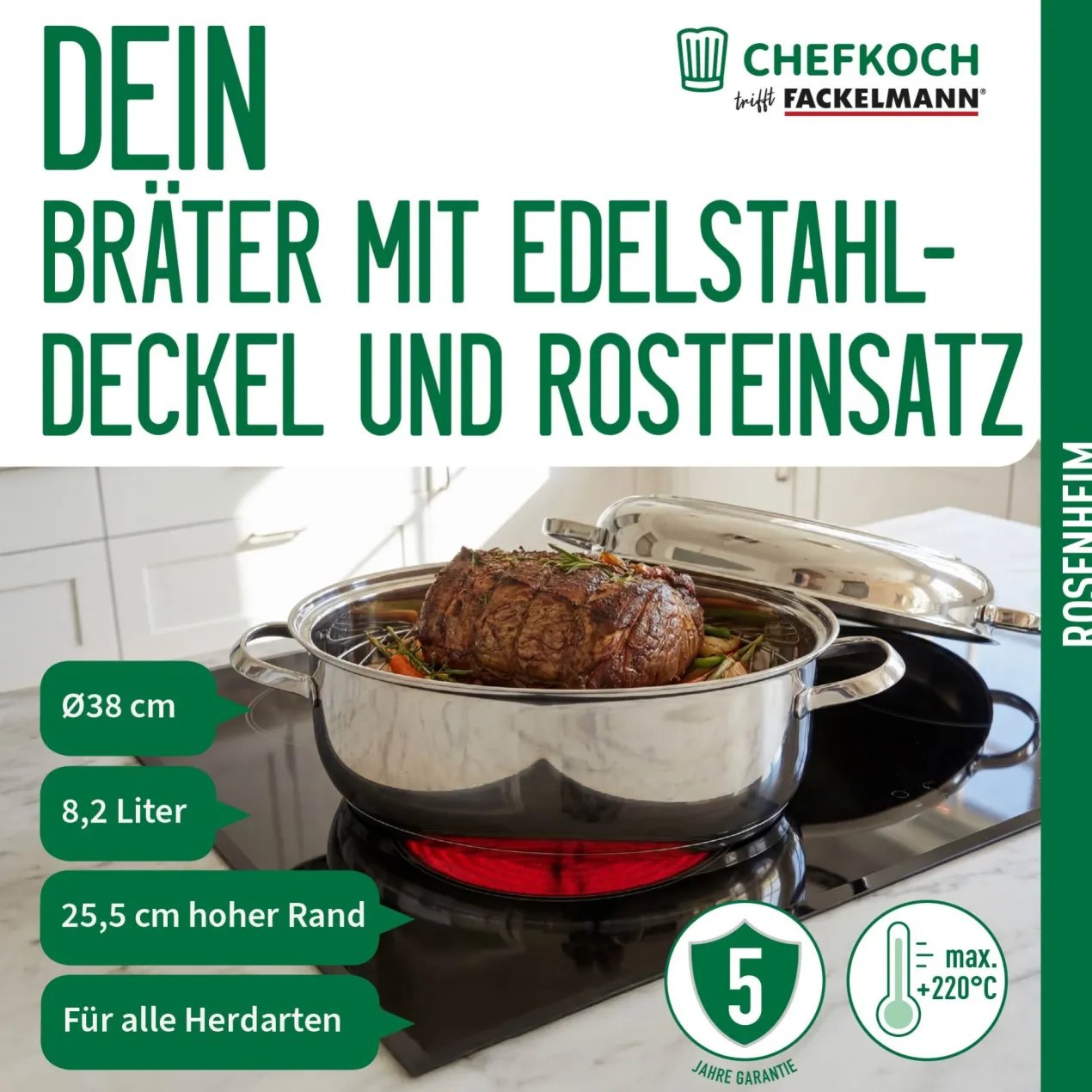 Bräter Rosenheim, Ø38cm