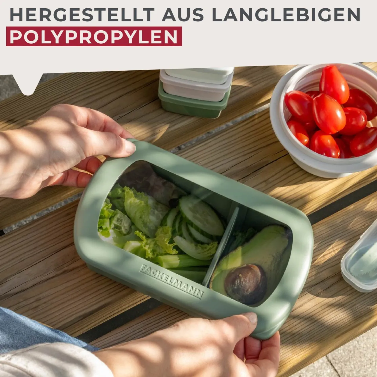 Flexibox Be The Move, grün, 1000ml, 3-tlg.