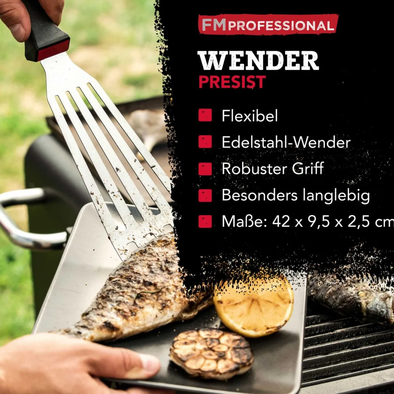 Grill- &Fischwender Presist, 33x9cm