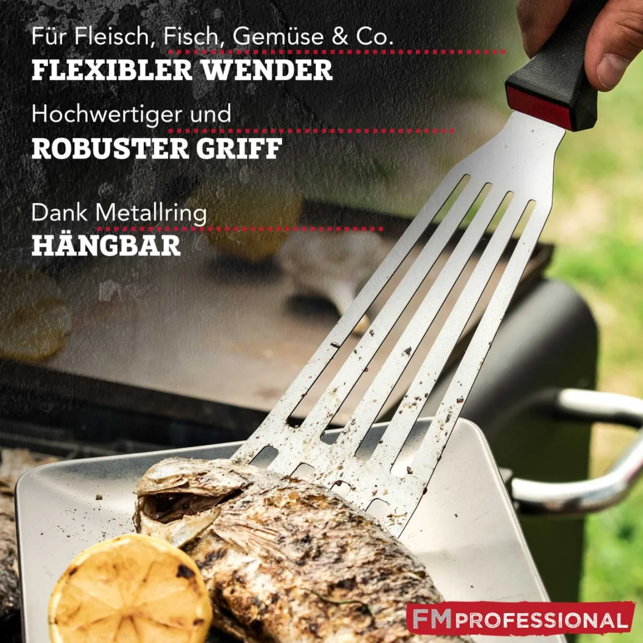 Grill- &Fischwender Presist, 33x9cm