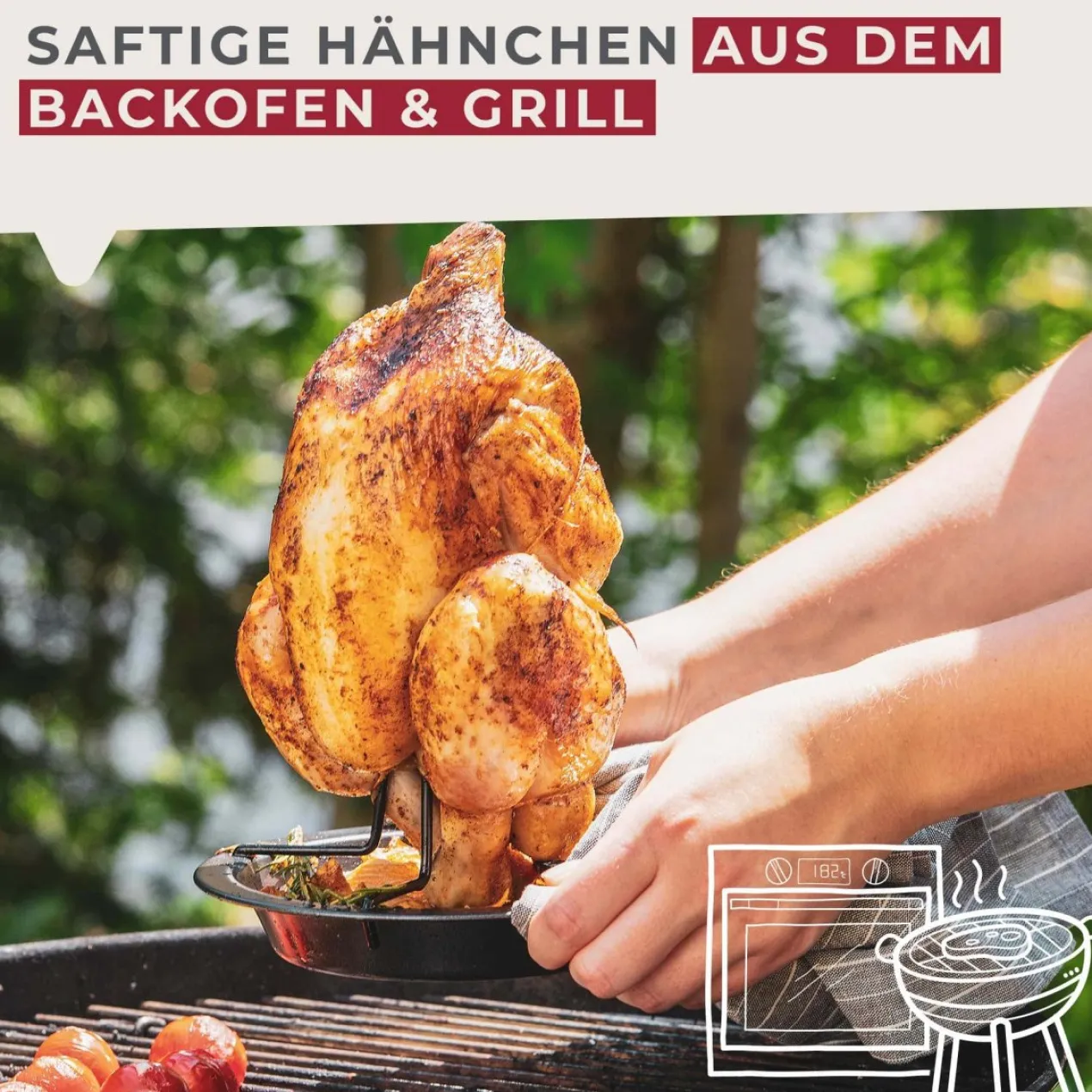 Hähnchenbräter, 19cm