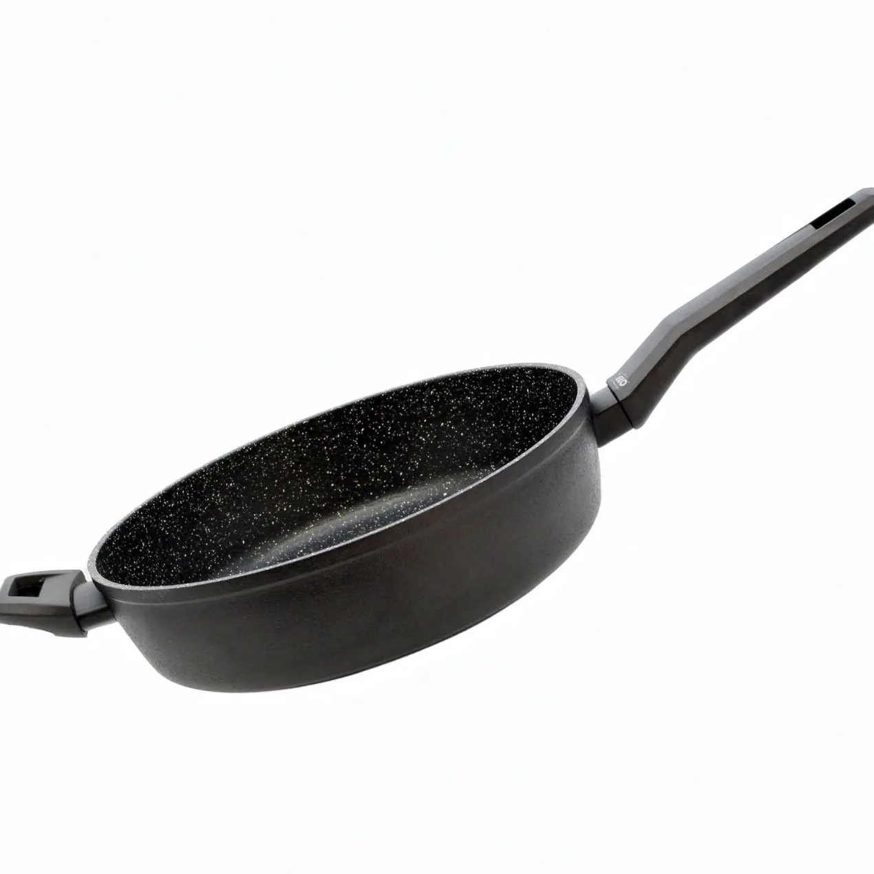 Hochrandpfanne mit Zusatzgriff Granit Solution, Ø28cm
