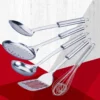 Küchenhelfer-Set "Ovalgriff", Edelstahl, 5-teilig