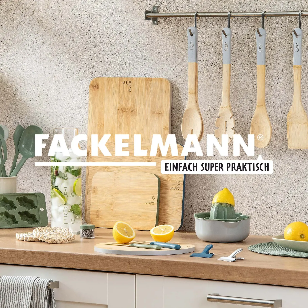 Kochlöffel Balance, grau