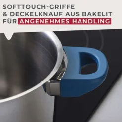 Kochtopf mit Deckel Essential, Ø24cm, 9L, blau