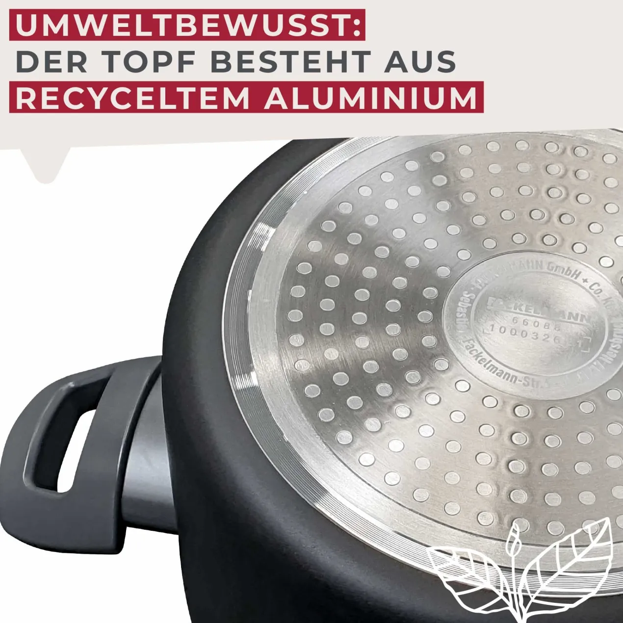 Kochtopf mit Deckel Statement, antihaft, Ø20cm – 20% Rabatt mit Code: COOK20