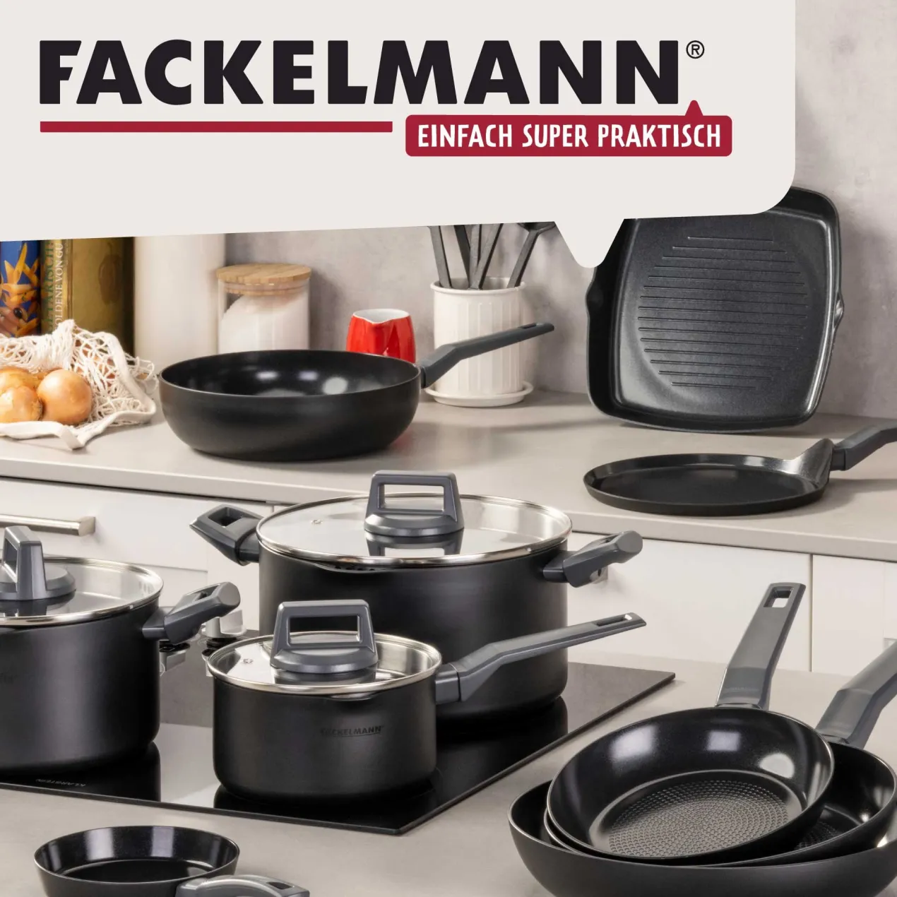 Kochtopf mit Stiel Statement, antihaft, Ø16cm – 20% Rabatt mit Code: COOK20