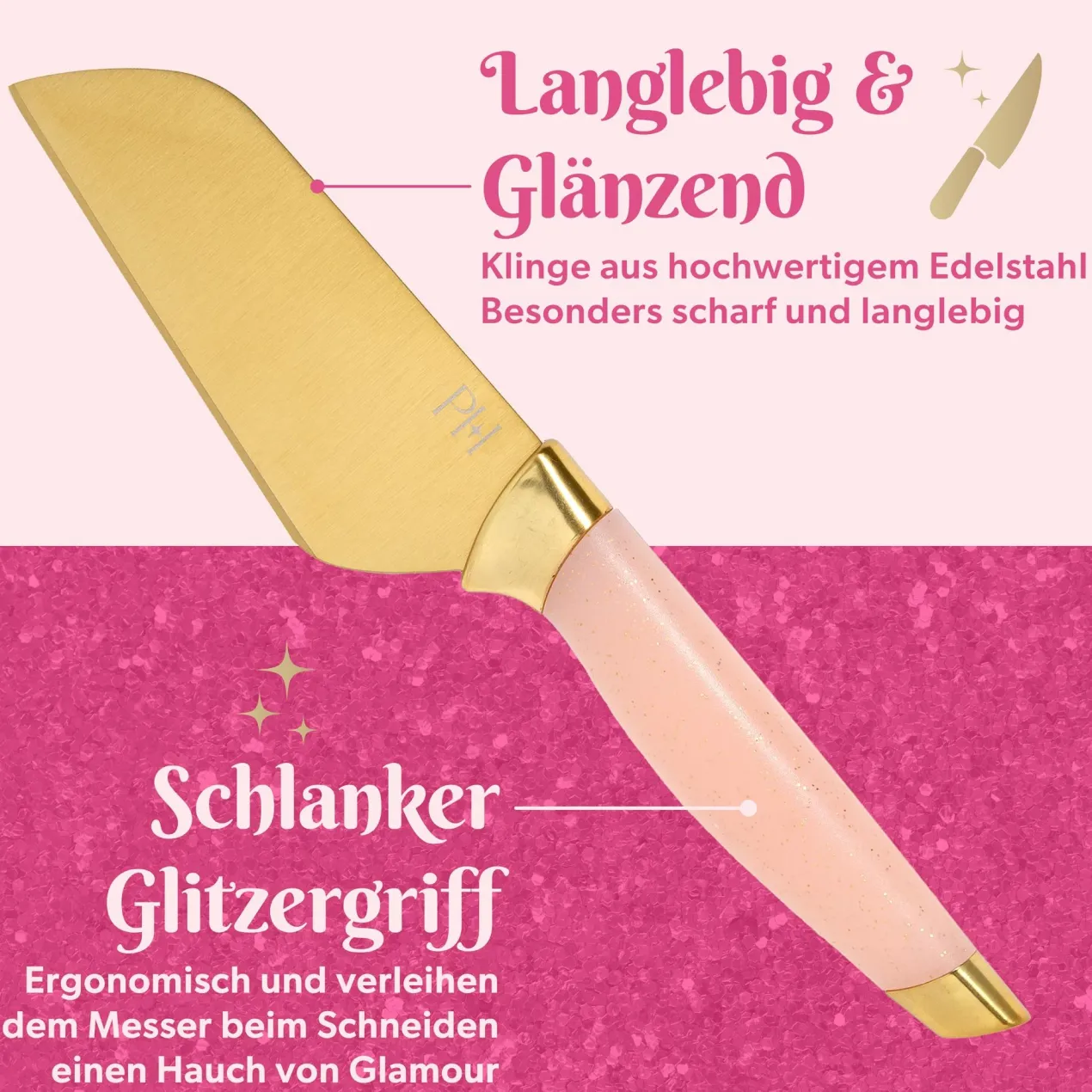 Käsemesser-Set inkl. Schneidebrett, 4-teilig