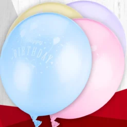 Luftballons Party, 8 Stk, Pastelltöne