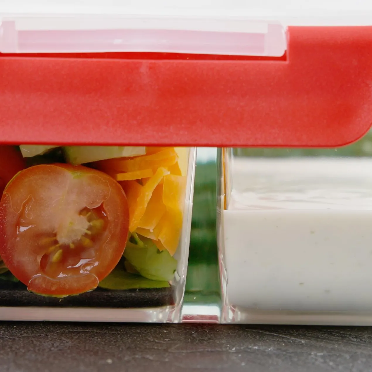 Meal Prep Frischhaltedose mit getrennten Fächern
