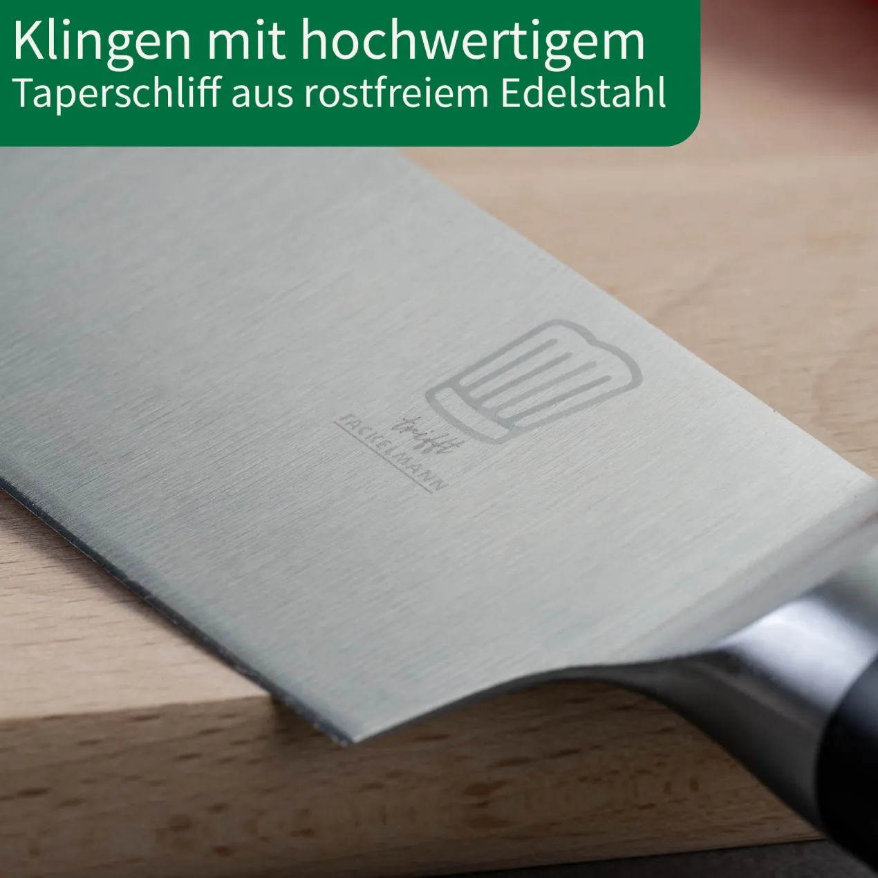 Messerblock, schwarz, 6-teilig