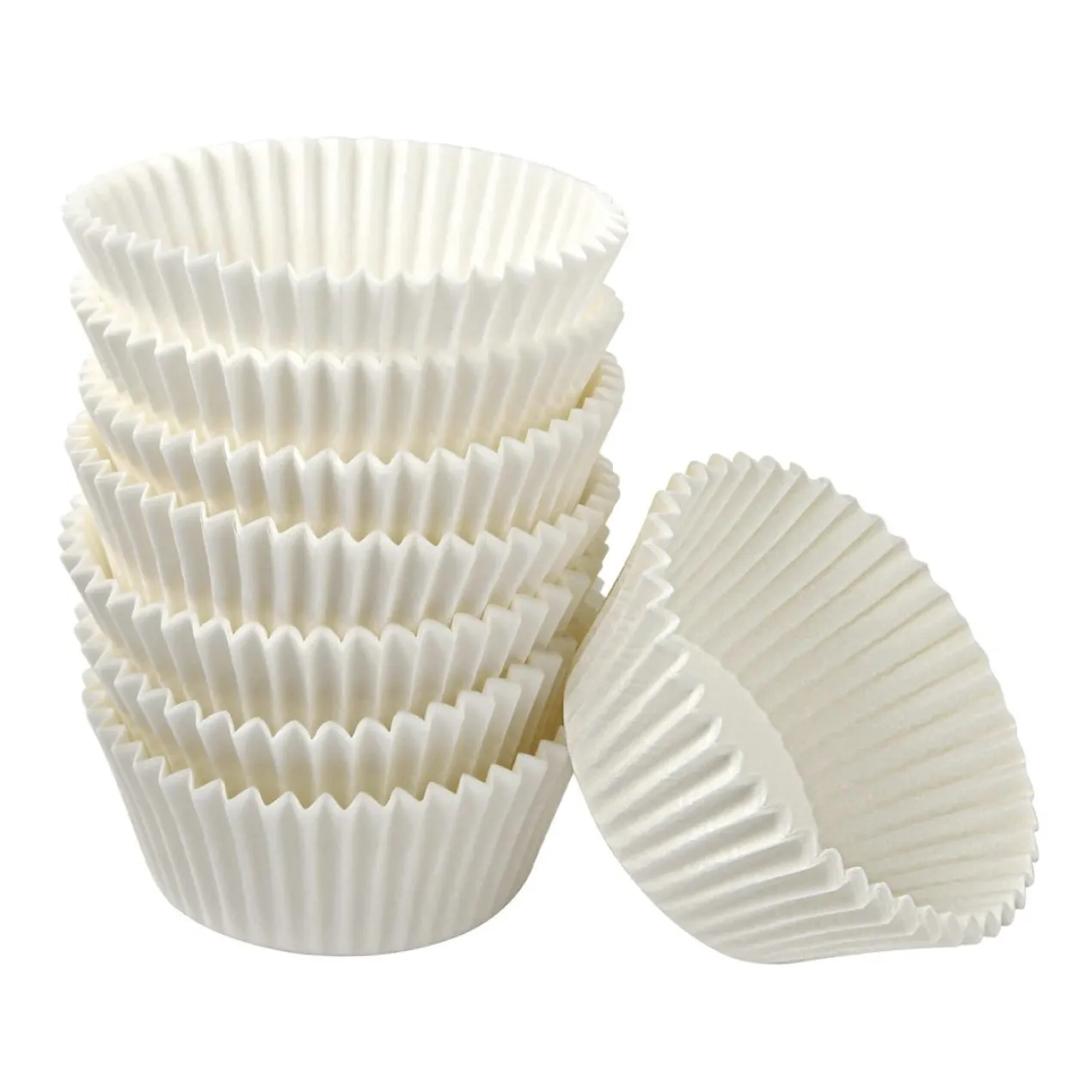 Muffinförmchen Ø5cm, 75 St., FSC™-zertifiziertes Papier, weiß