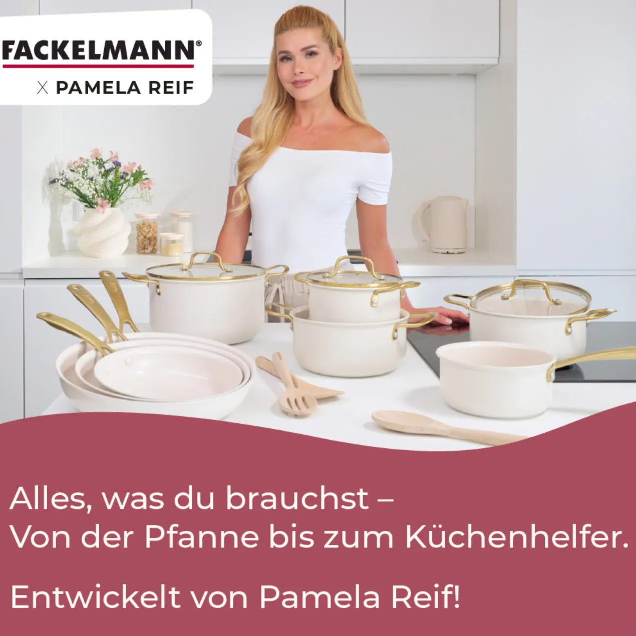 Pamela Reif Kochtopf mit Deckel Signature, Ø20cm – 20% Rabatt mit Code: COOK20
