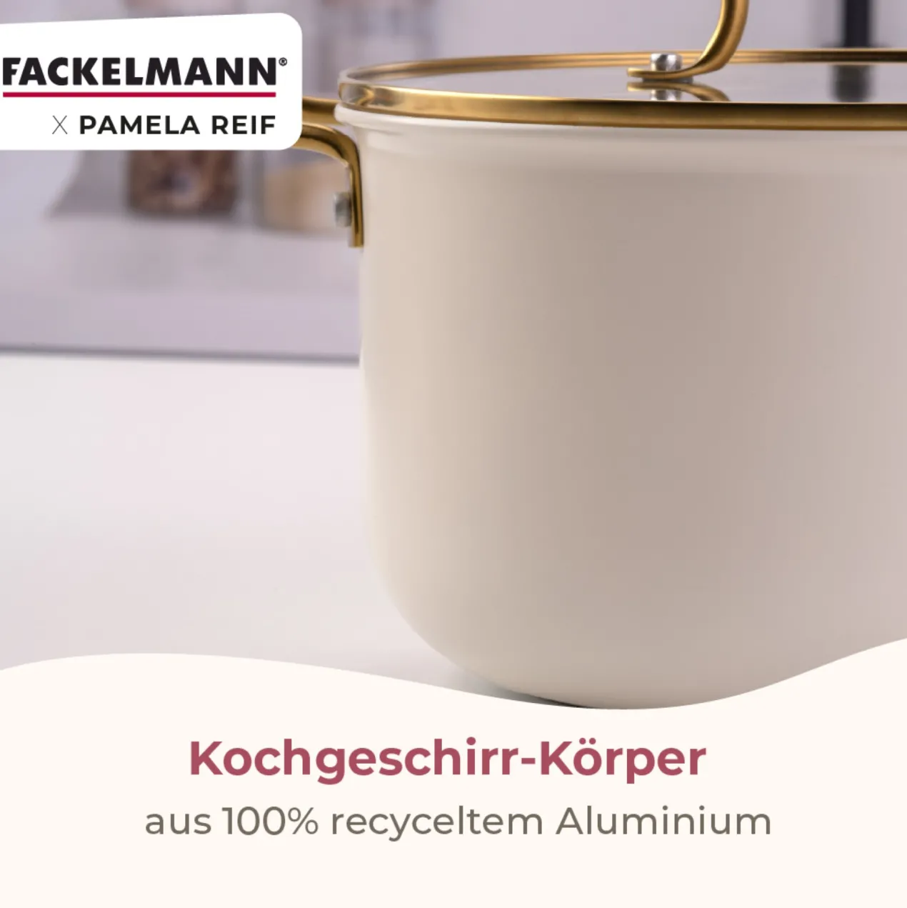 Pamela Reif Kochtopf mit Deckel Signature, Ø16cm – 20% Rabatt mit Code: COOK20