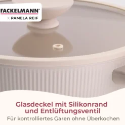Pamela Reif Stielkasserolle mit Deckel Shell, Ø16cm