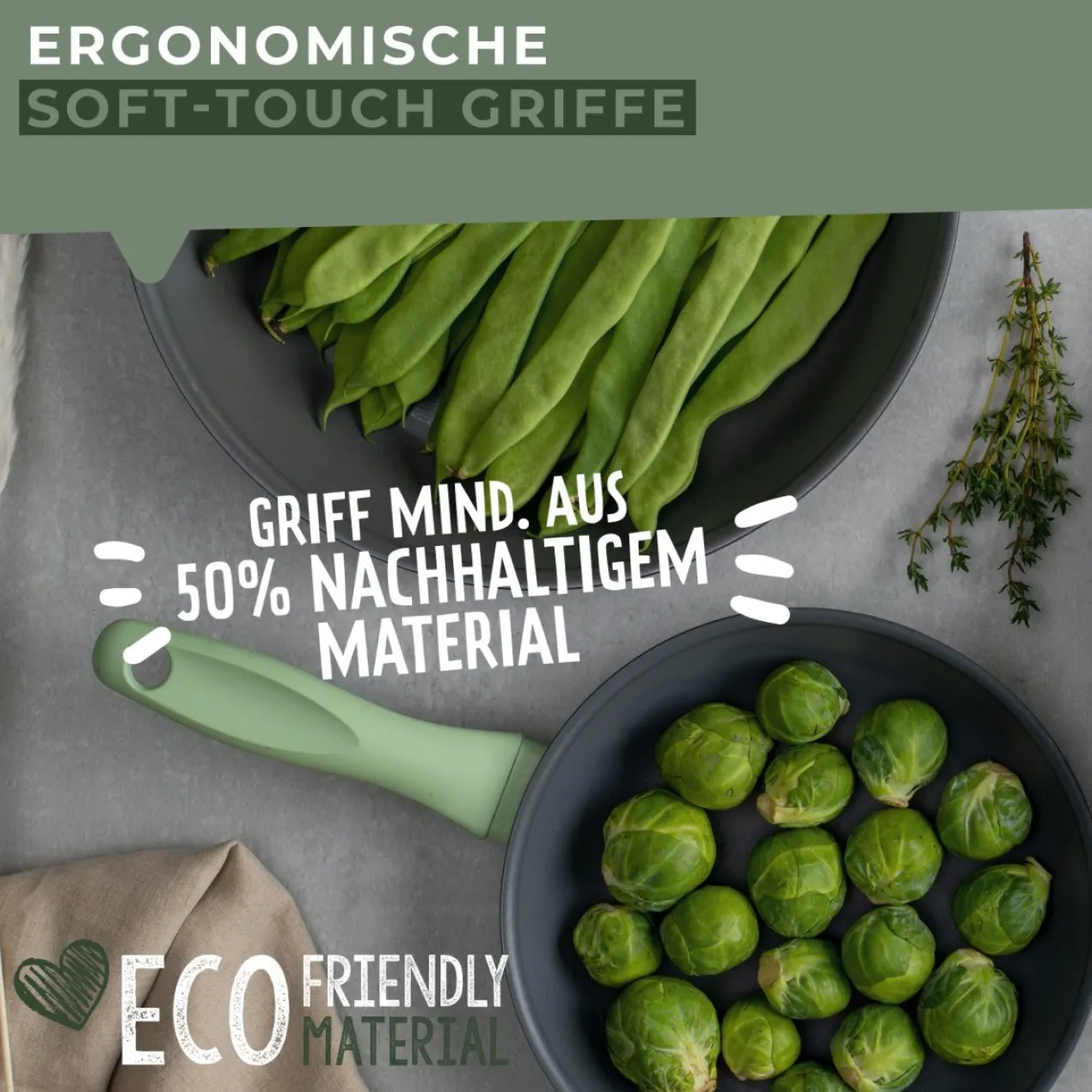 Pfannen-Set "Ecolution", 2-teilig