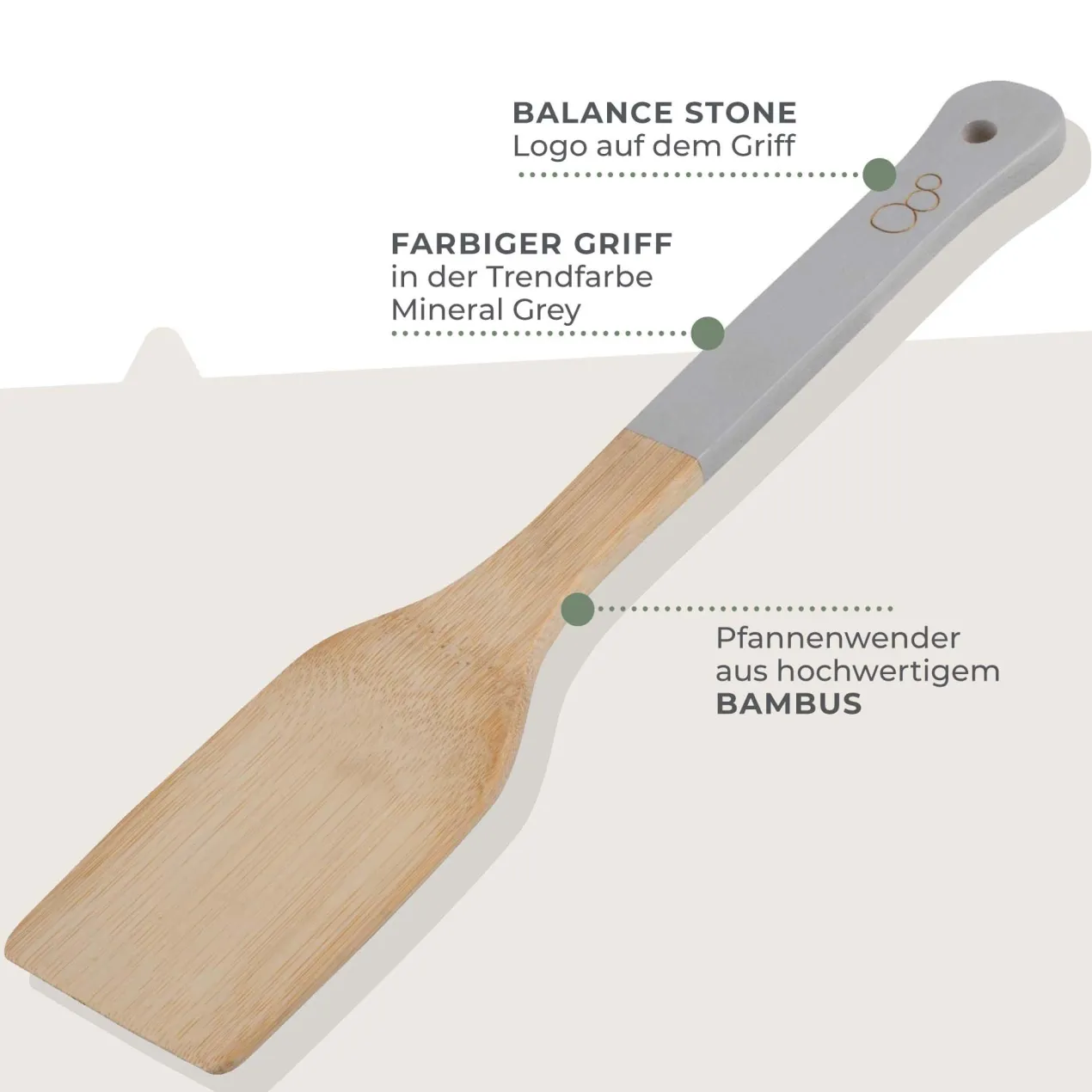 Pfannenwender Balance, Bambus