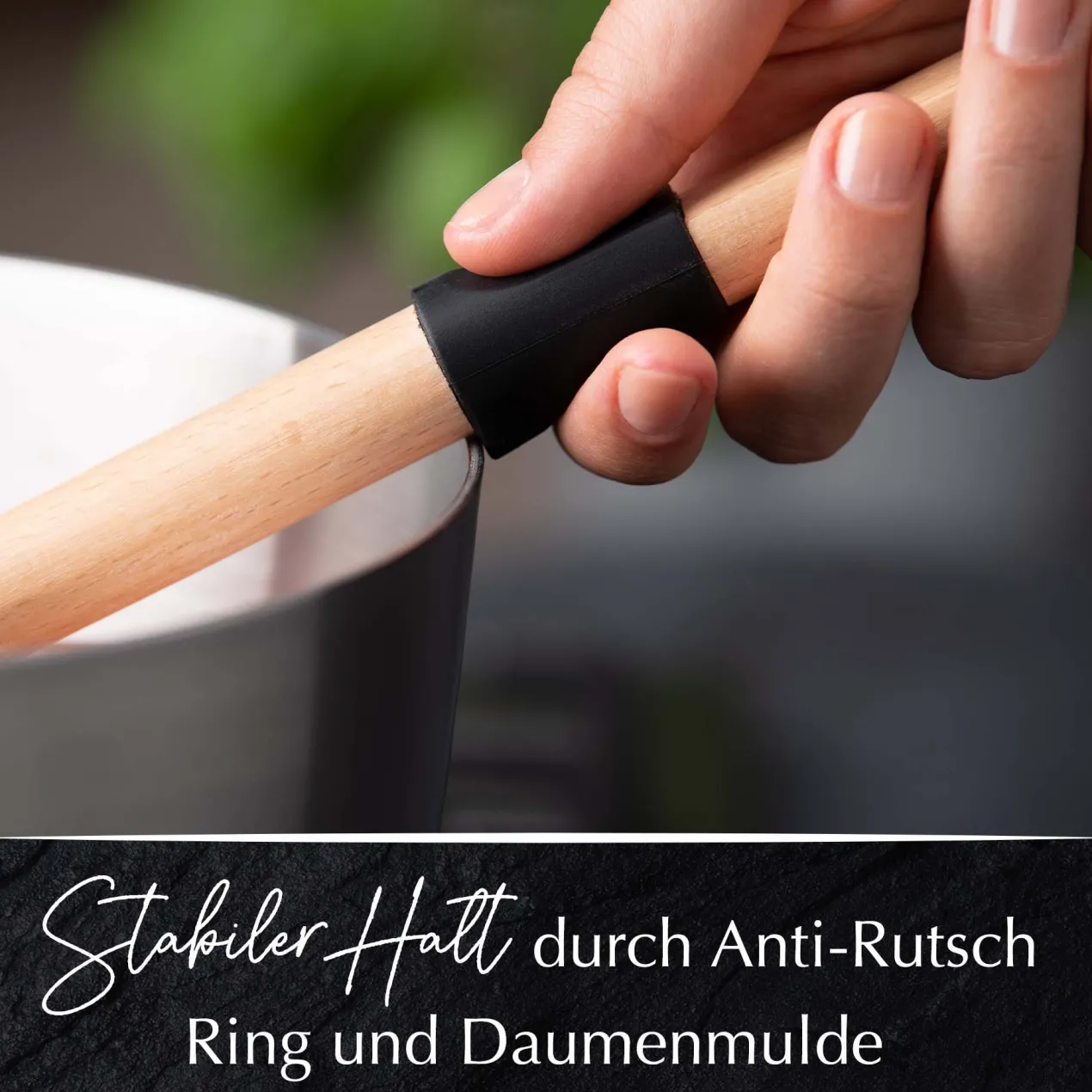 Pfannenwender mit Schlitzen, 31cm