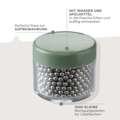 Reinigungsperlen für Flaschen Balance, Edelstahl