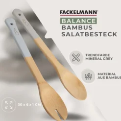 Salatbesteck Balance, Bambus, 2-teilig