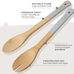 Salatbesteck Balance, Bambus, 2-teilig