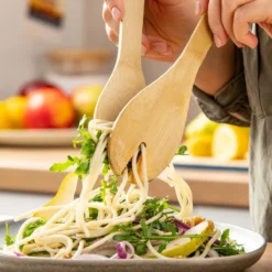 Salatbesteck Balance, Bambus, 2-teilig
