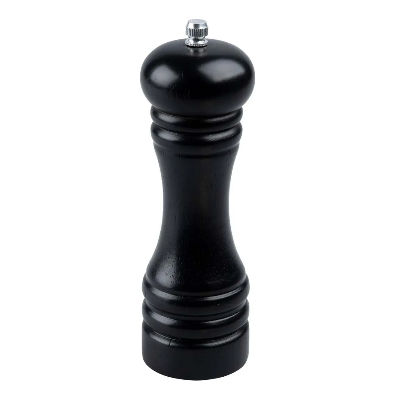 Salz- und Pfeffermühle, 18cm, Holz, schwarz