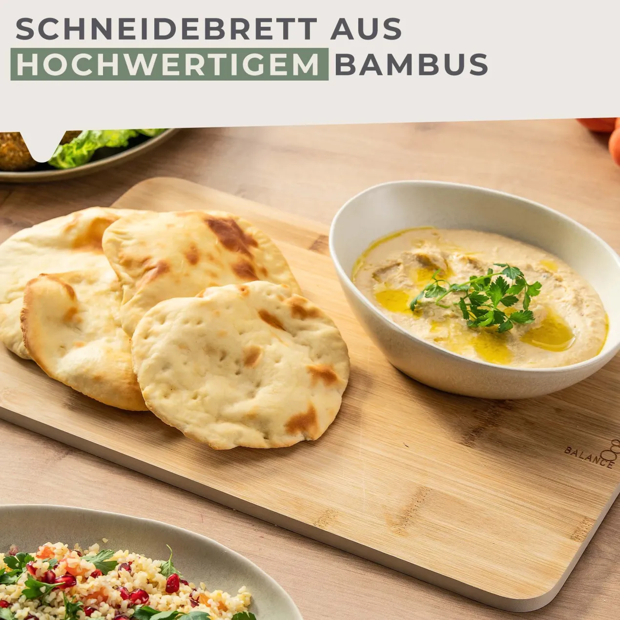 Schneidebrett Balance, 40x26cm, Bambus