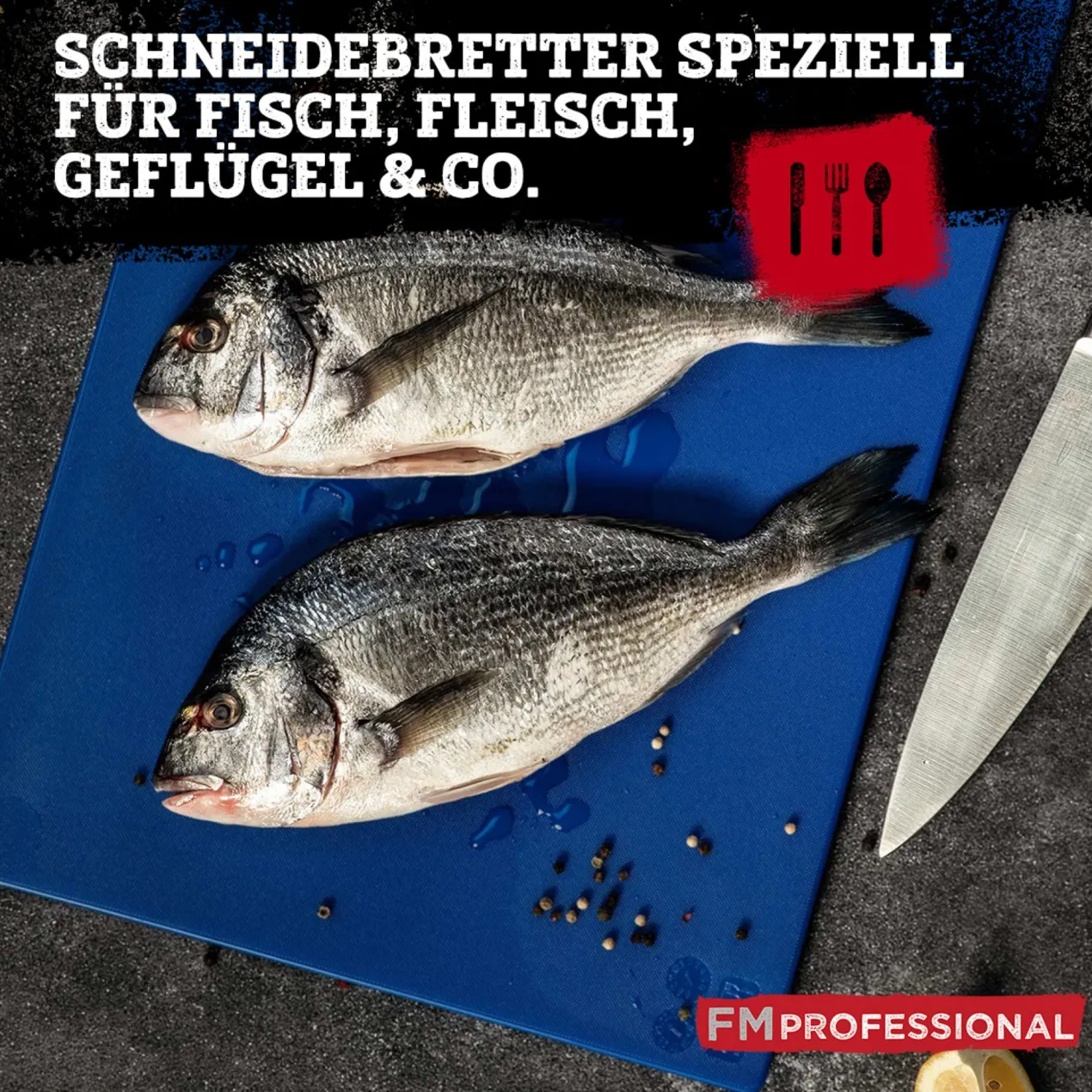 Schneidebretter-Set "HACCP", 6-teilig