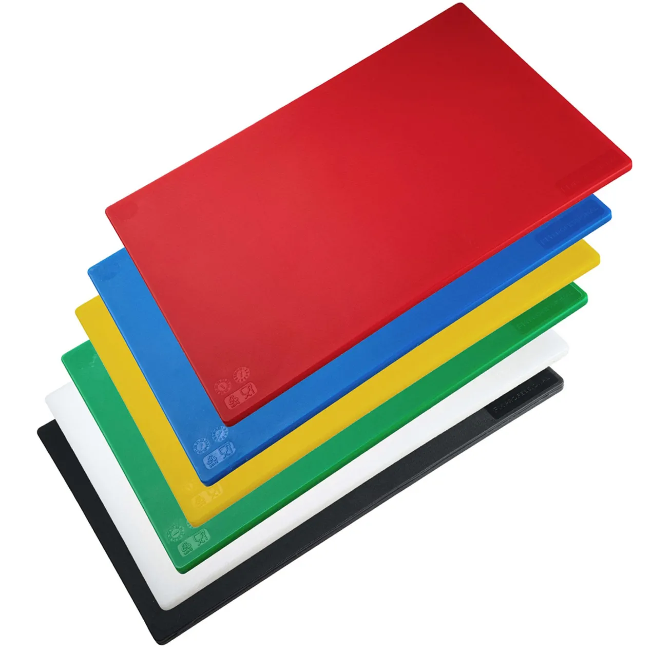 Schneidebretter-Set "HACCP", 6-teilig