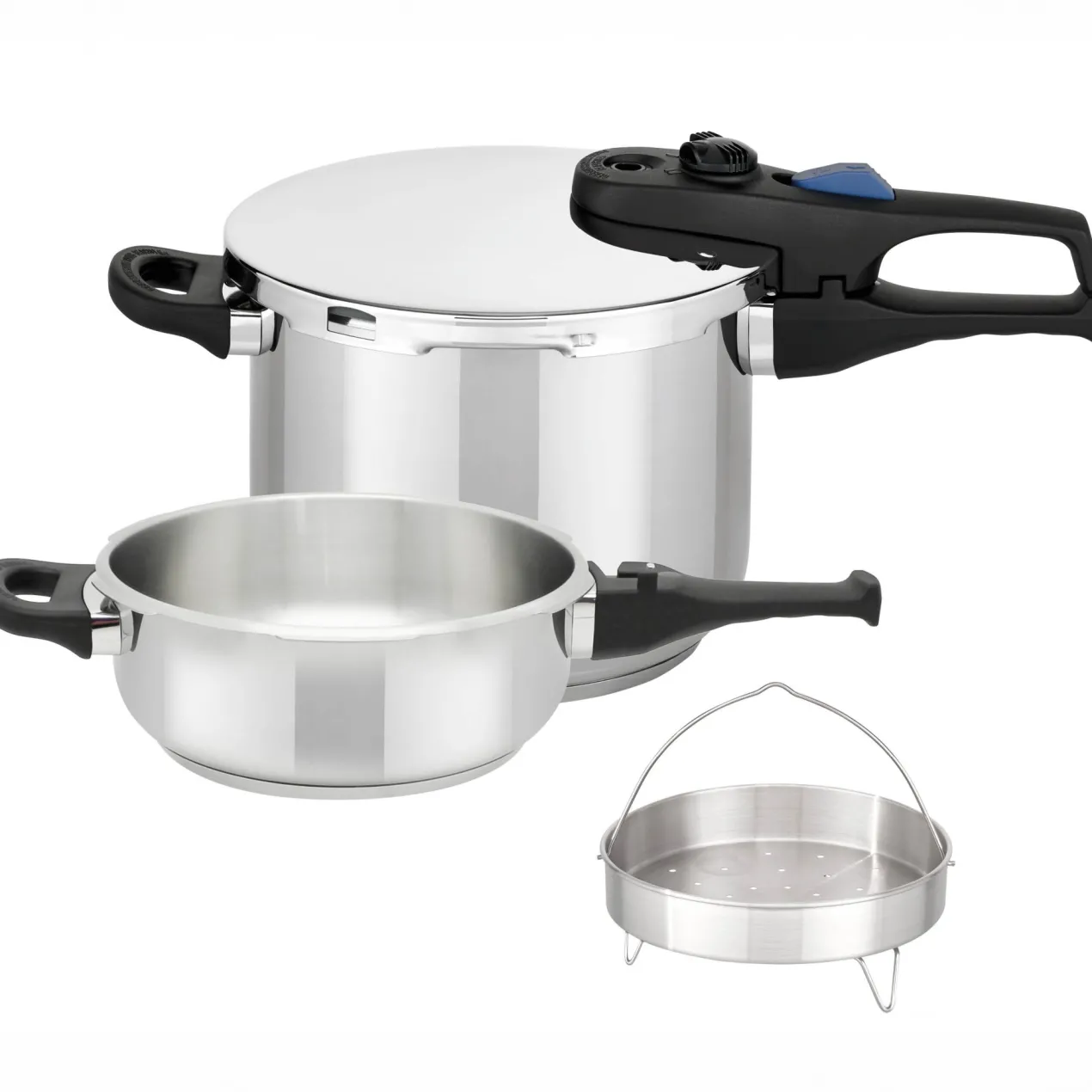 Schnellkochtopf-Set Praktika Plus XL, 5-teilig