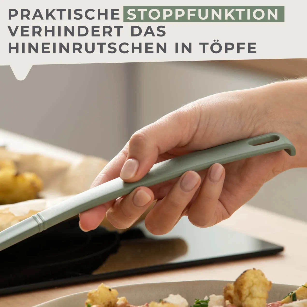 Servierlöffel Balance, grün