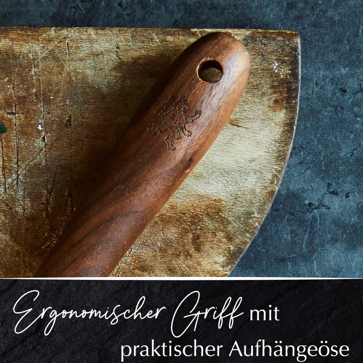 Servierlöffel Black Walnut, 32cm, Walnussholz