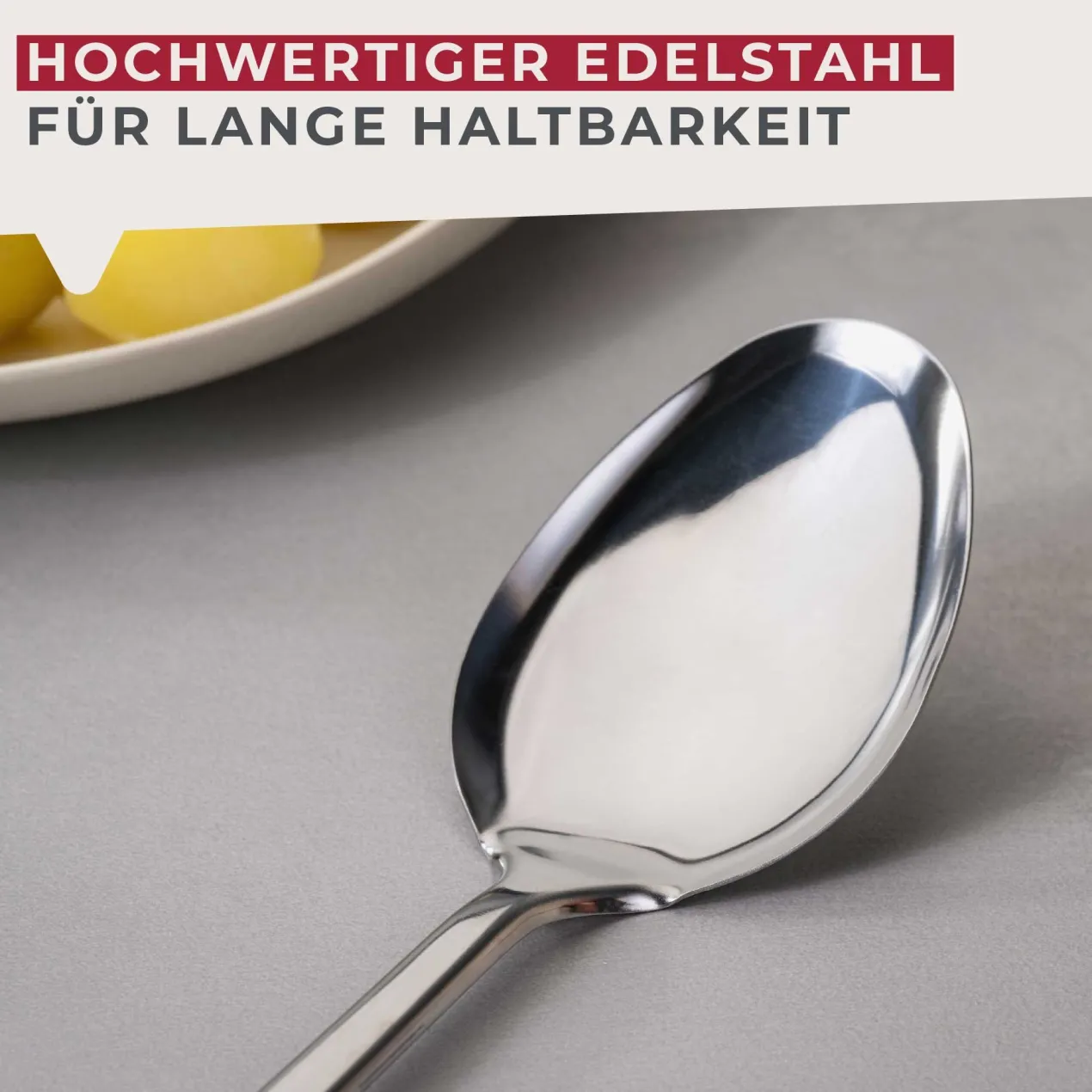 Servierlöffel Essential, blau