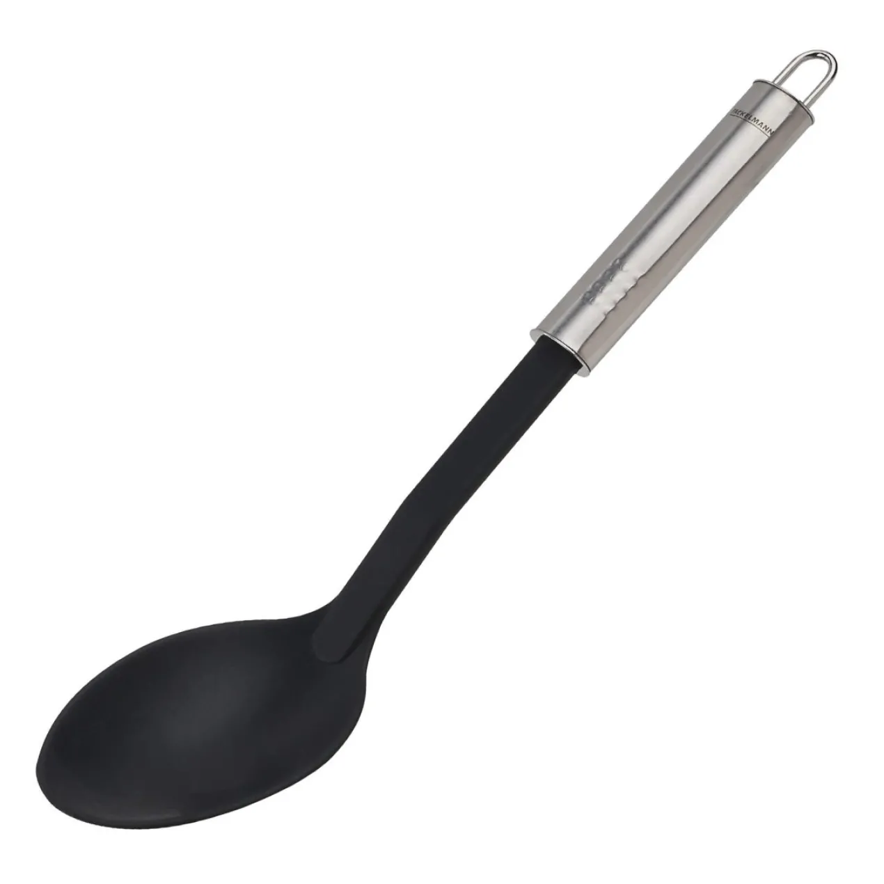 Servierlöffel Ovalgriff, 31cm, schwarz