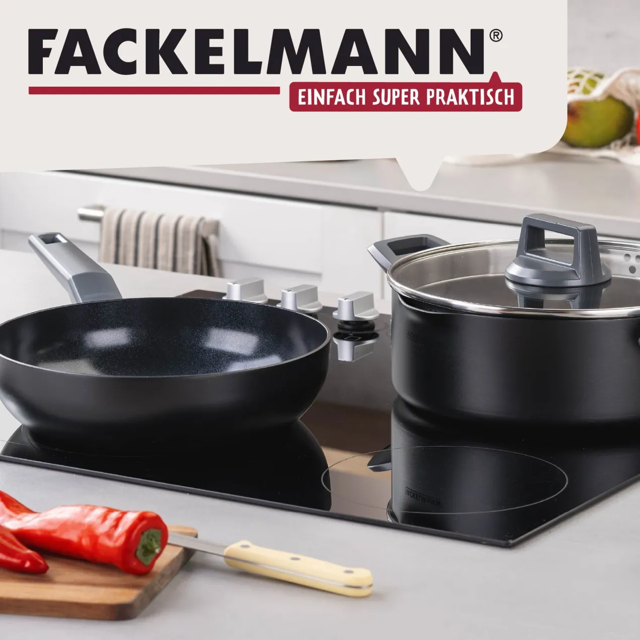 Servierpfanne mit Deckel Statement, antihaft, Ø24cm – 20% Rabatt mit Code: COOK20