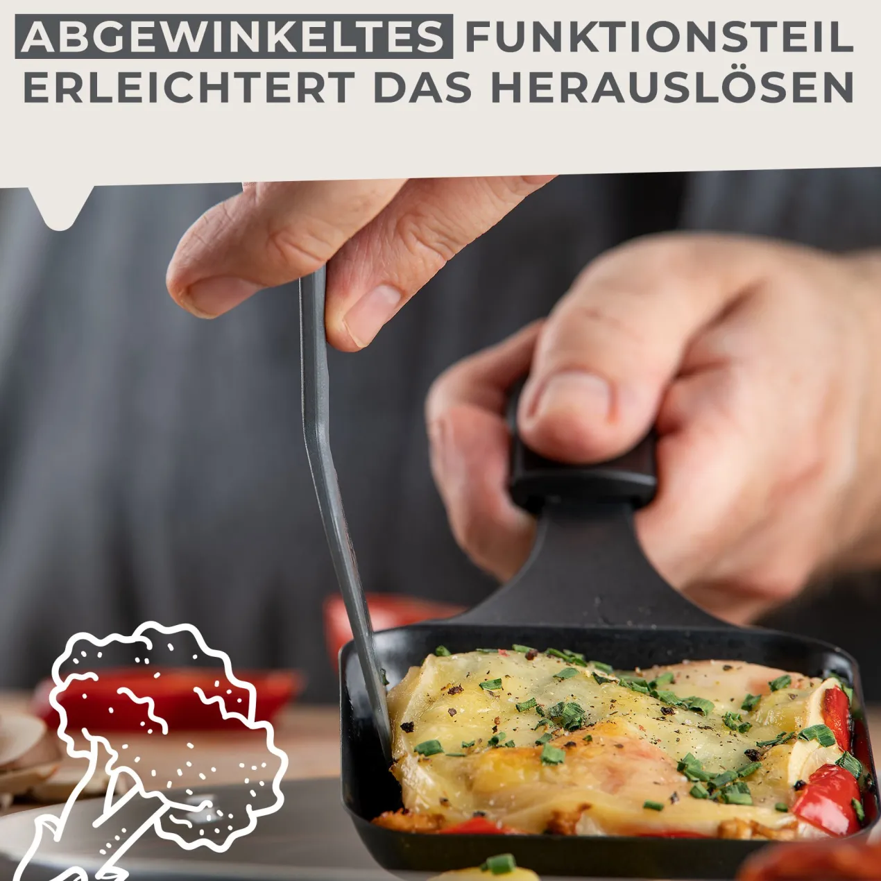 Set "Raclette-Helfer", 12-teilig