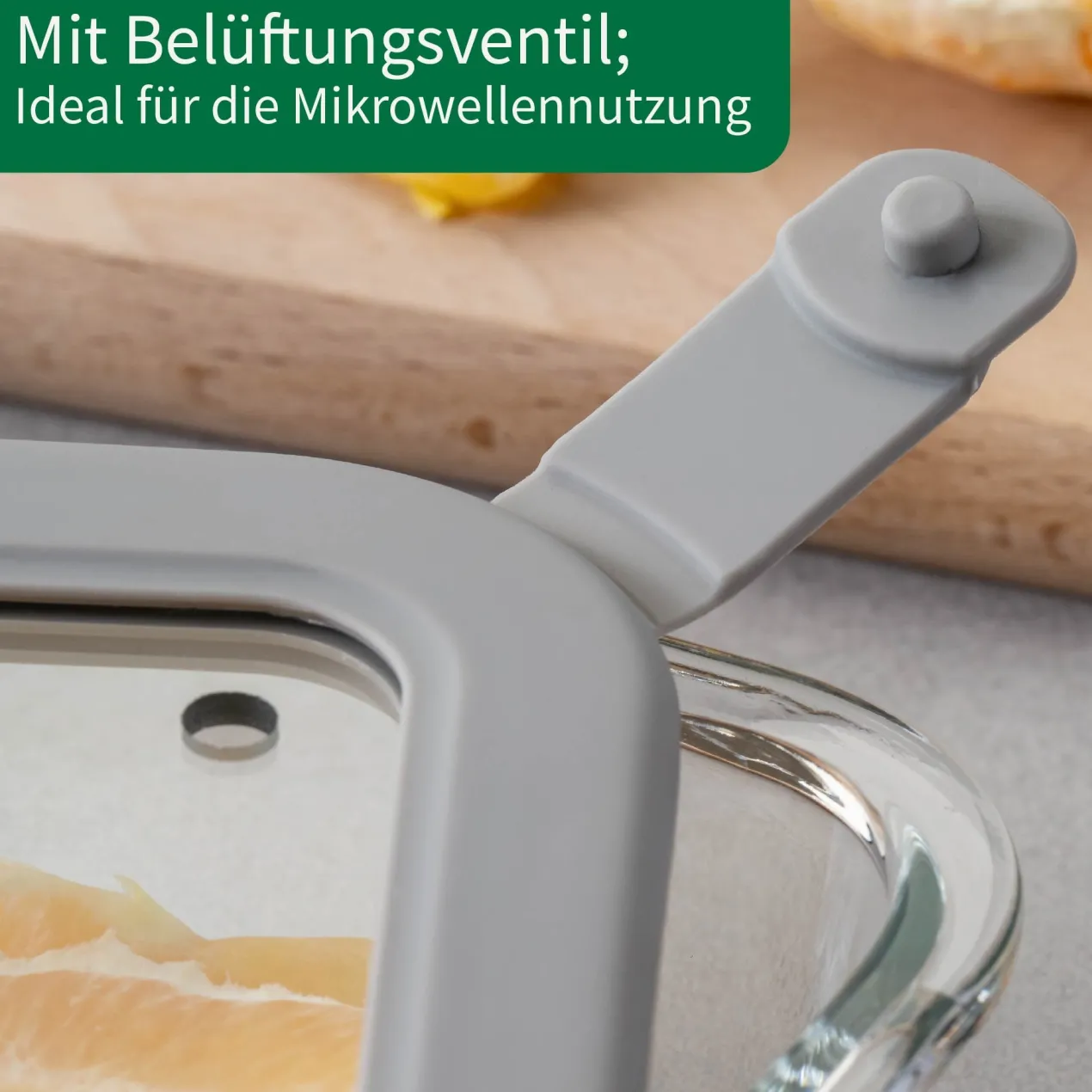 Set Vorratsgläser "Alles aus Glas", viereckig, 4-tlg.