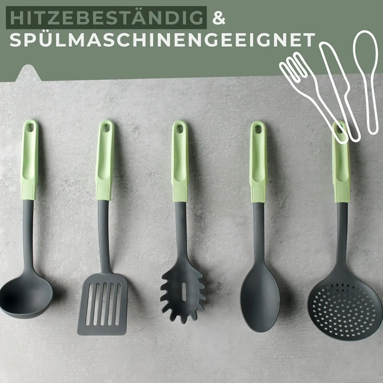 Spaghettilöffel Ecolution, 32cm