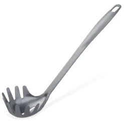 Spaghettilöffel Satin, schwarz, Edelstahl