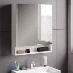 Spiegelschrank Easy, 60cm, weiß