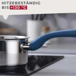 Stielkasserolle Essential, Ø12cm, blau