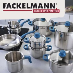 Stielkasserolle Essential, Ø16cm, blau