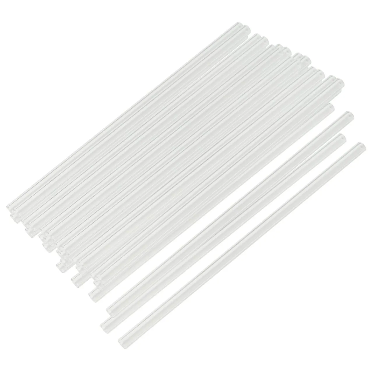 Strohhalm, 22cm, Mehrweg, Glas, 30 Stk.